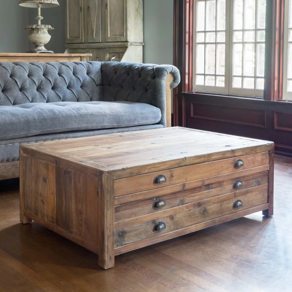 A Cabinet-Style Coffee Table