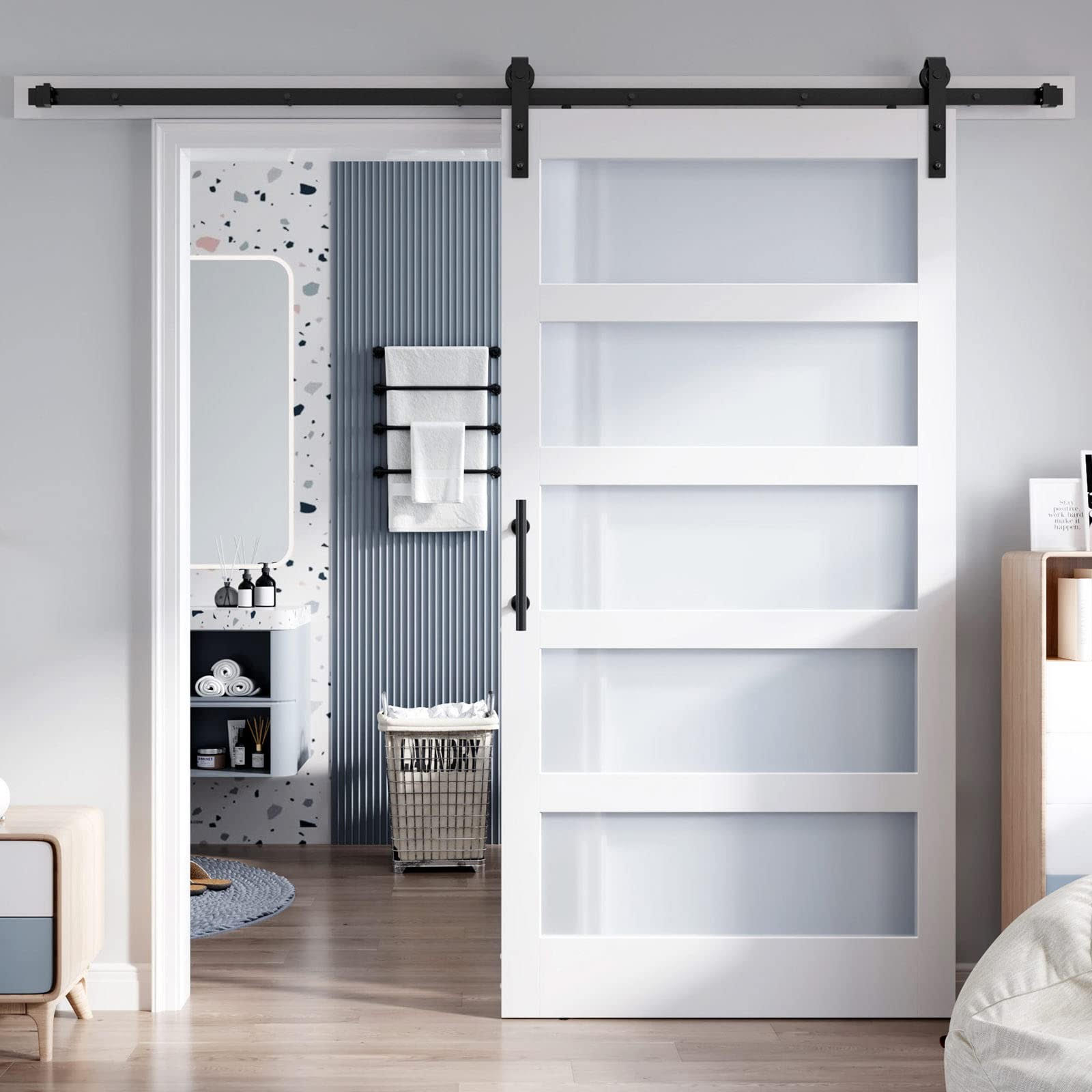 15 Stylish Sliding Barn Door Options to Transform Your Bathroom - Cubby ...