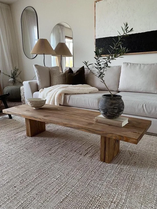 Bench Farmhouse Coffee Table