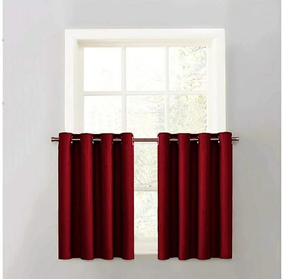 Burgandy Curtains for Warmth