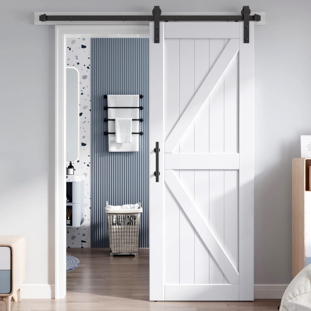 Classic White Barn Door