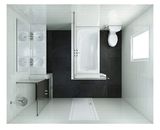 Family-Friendly Bathroom Layout