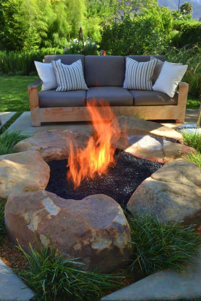 Large Stone Fire Pit