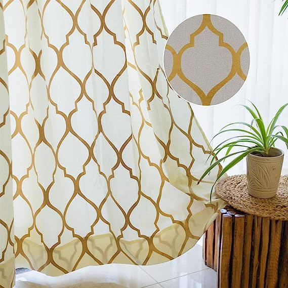 Morrocan Gold Curtains
