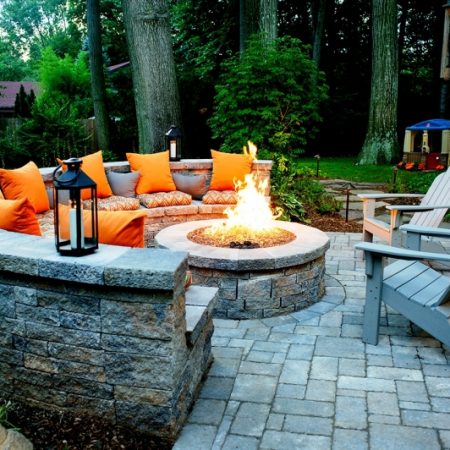 Patio with Firepit Ideas