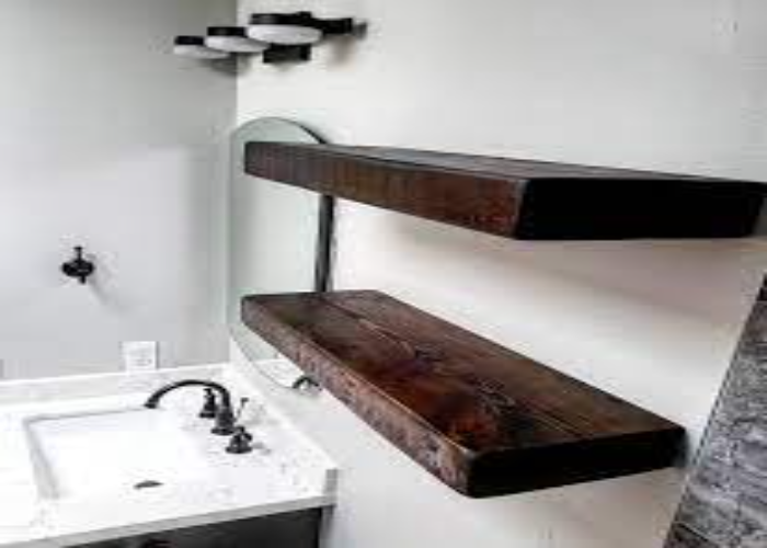 Rustic Floating Shelves