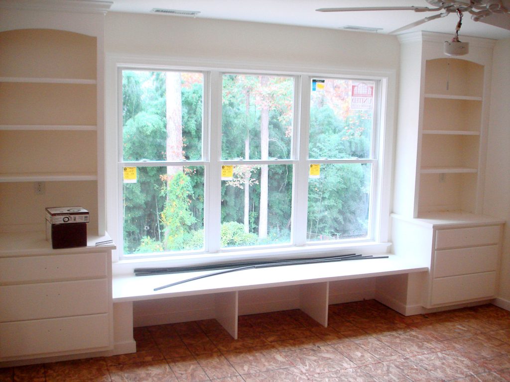 Shelf-Style Window Bench