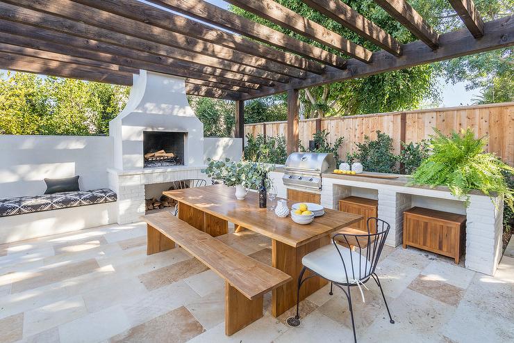 Teak Dining Benches and Table