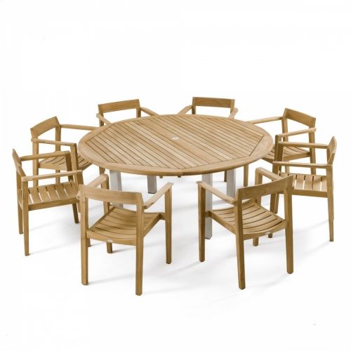 Teak Dining Set for 8