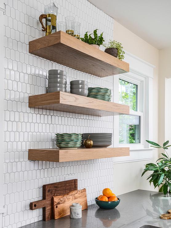 Thick Wood Floating Shelves