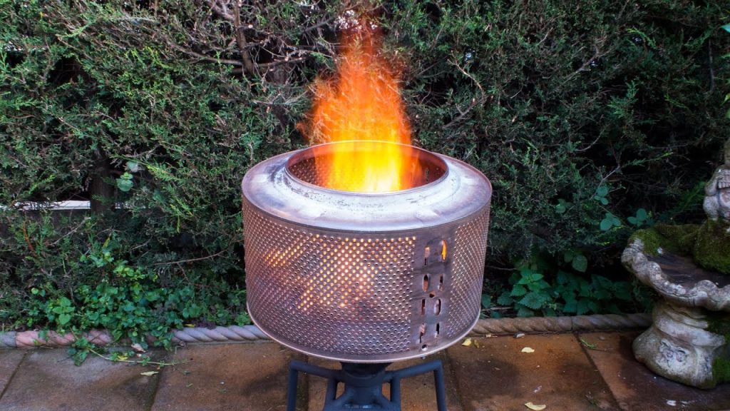 Washing Machine Drum Fire Pit