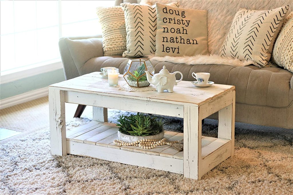 White Farmhouse Coffee Table