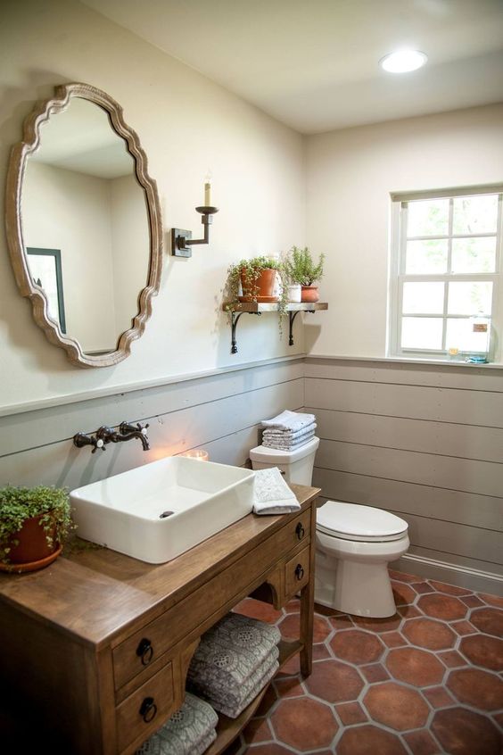 White Walls & Wainscoting with a Shade of Grey