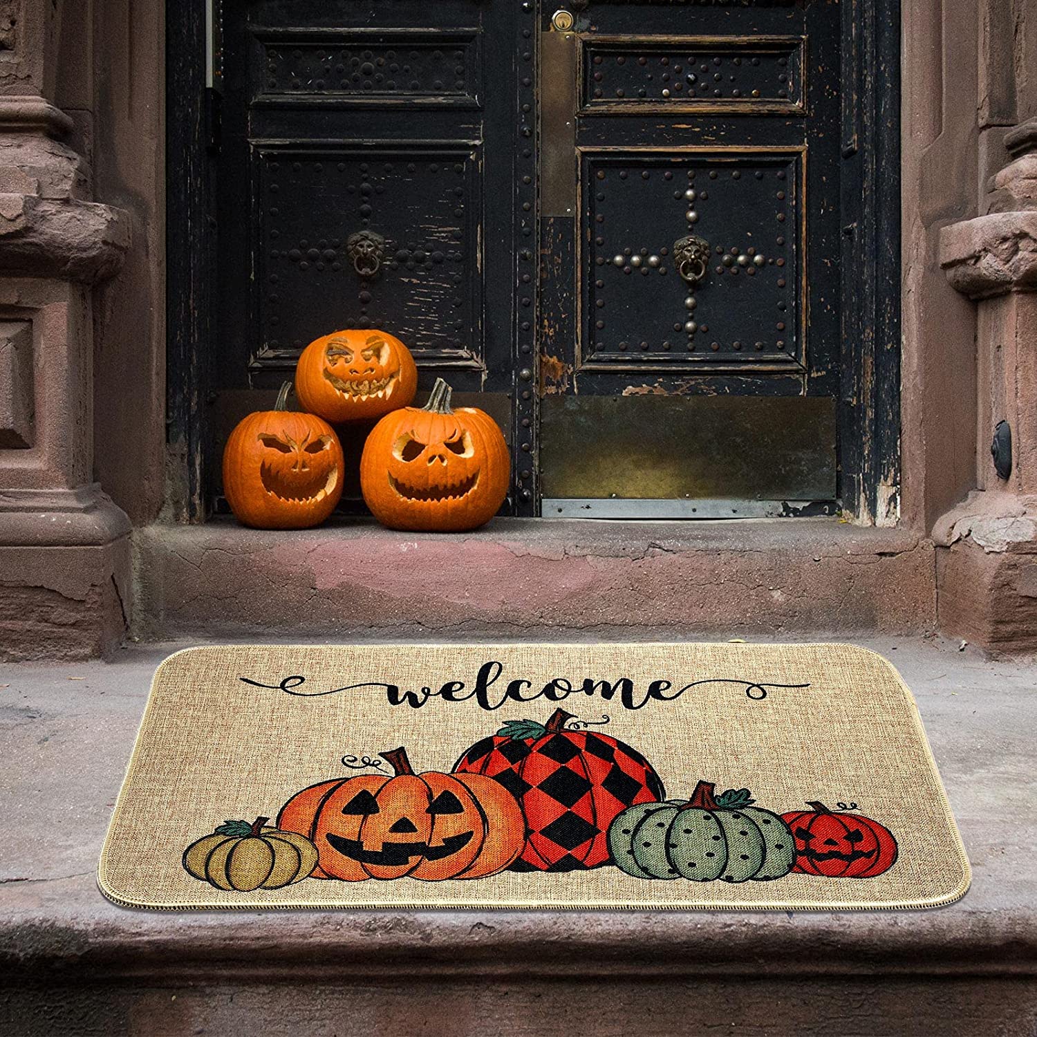 Unique Outdoor Welcome Rug 17 Best Outdoor Fall Decor Ideas to Welcome the Season! - Cubby Home Design