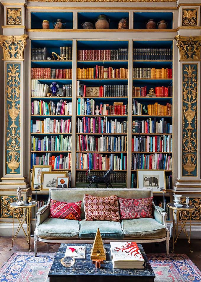 Add A Pop Of Color With Your Book Storage Ideas