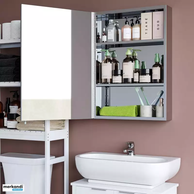 Bathroom Mirror with Steel Cabinet .jpeg