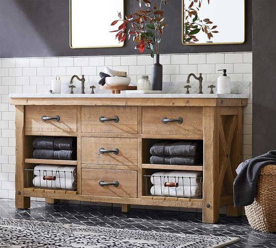 Benchwright Double Sink Vanity