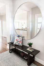 Center Mirror with Two Shelf