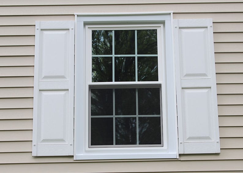 Flat White Window Trim