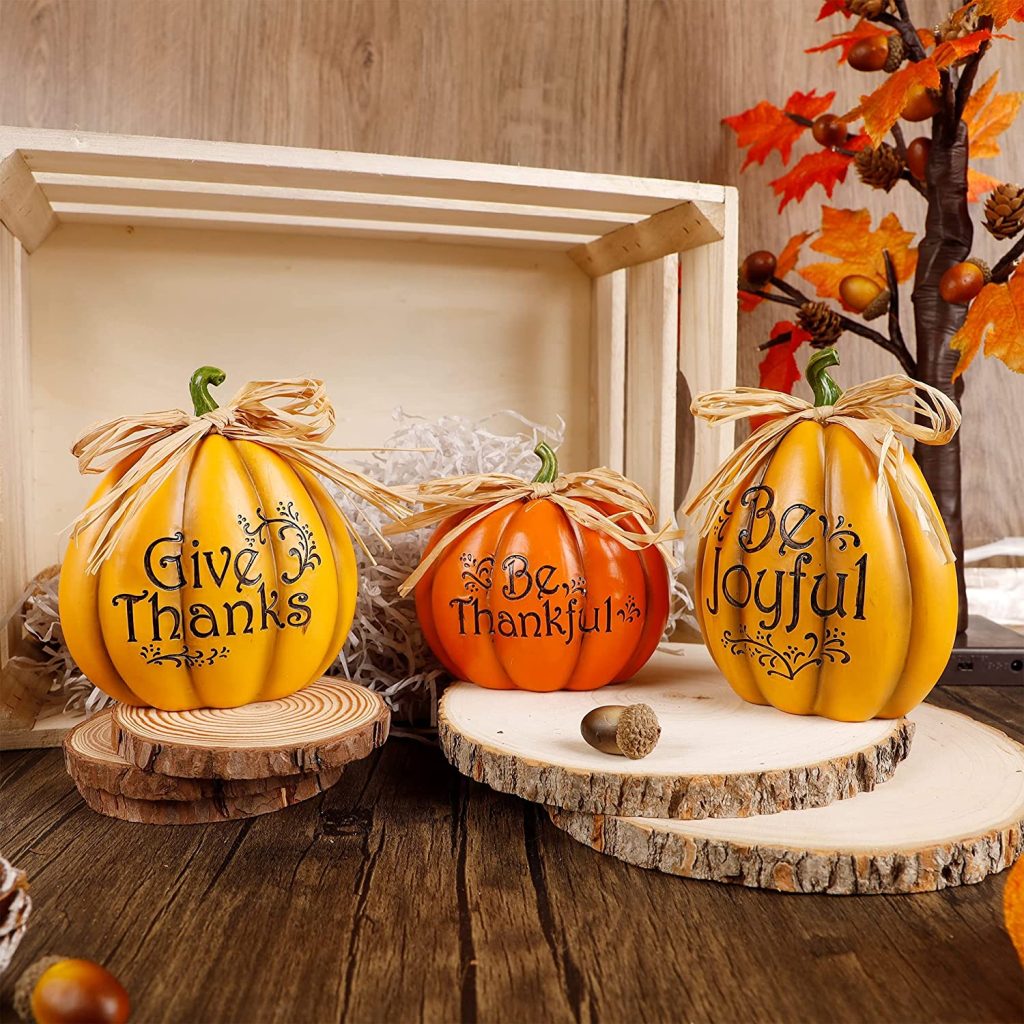 Grace Your Entrance with Resin Pumpkins!