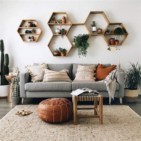 Honeycomb Wall Shelf