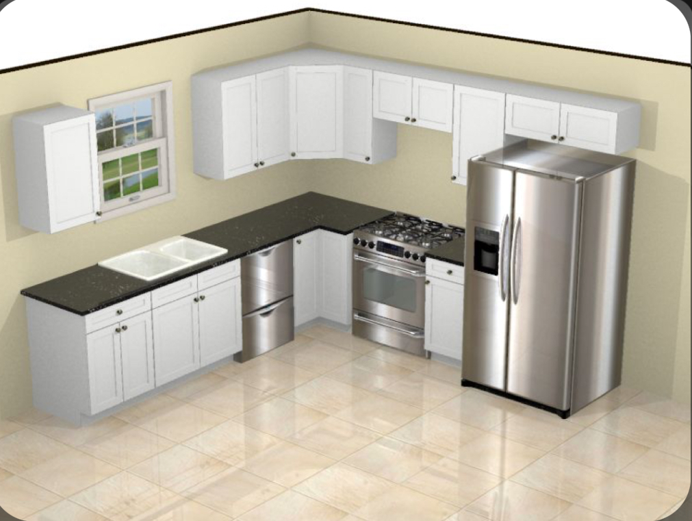 L-shaped (modular) Kitchen Design