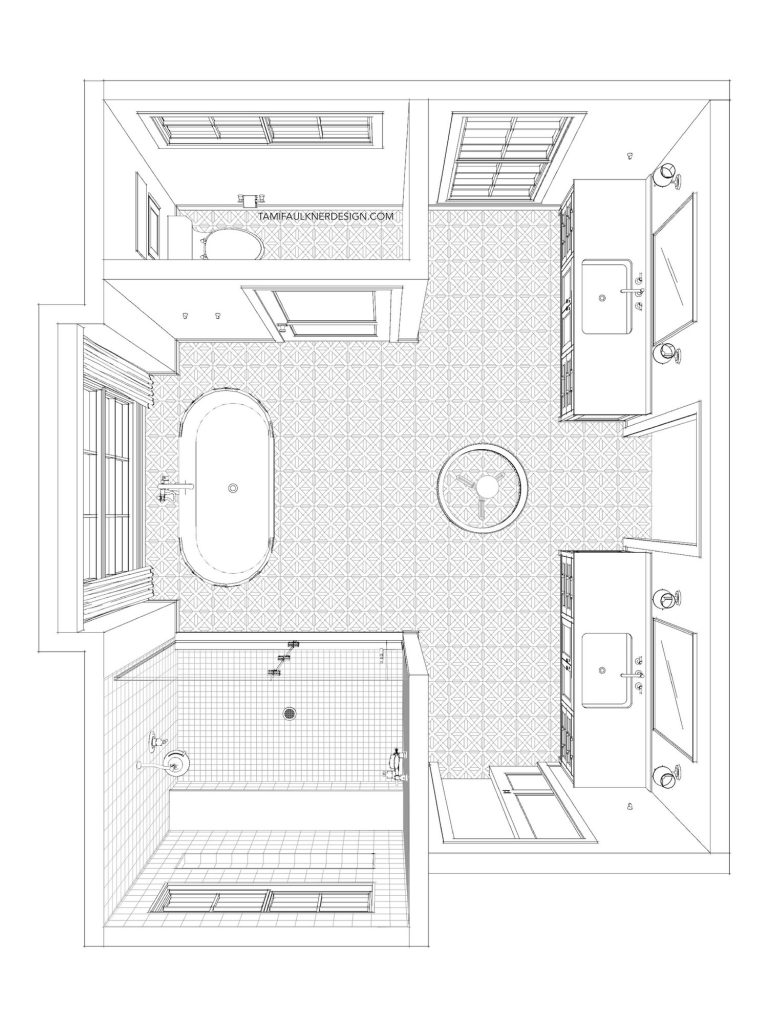 Luxury Bathroom Layout