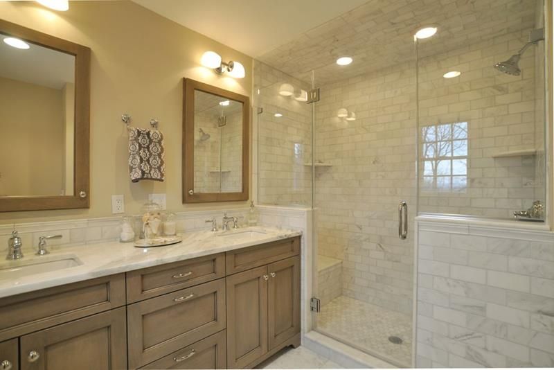 Master Bathroom with Extra Spacious Shower Closet