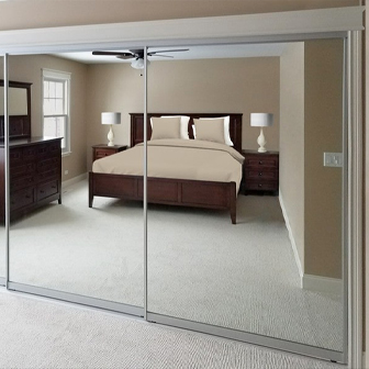 Mirrored Closet Doors