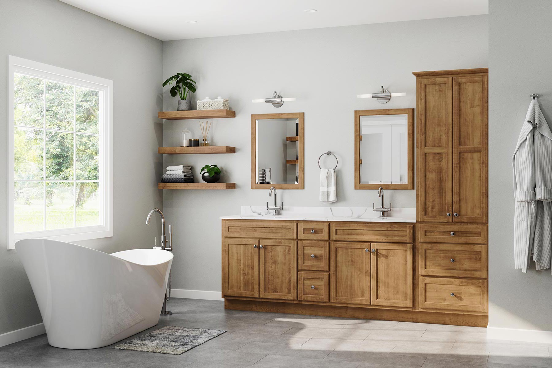 Top 21 Natural Wood Bathroom Vanity Ideas For a Stylish Look - Cubby ...