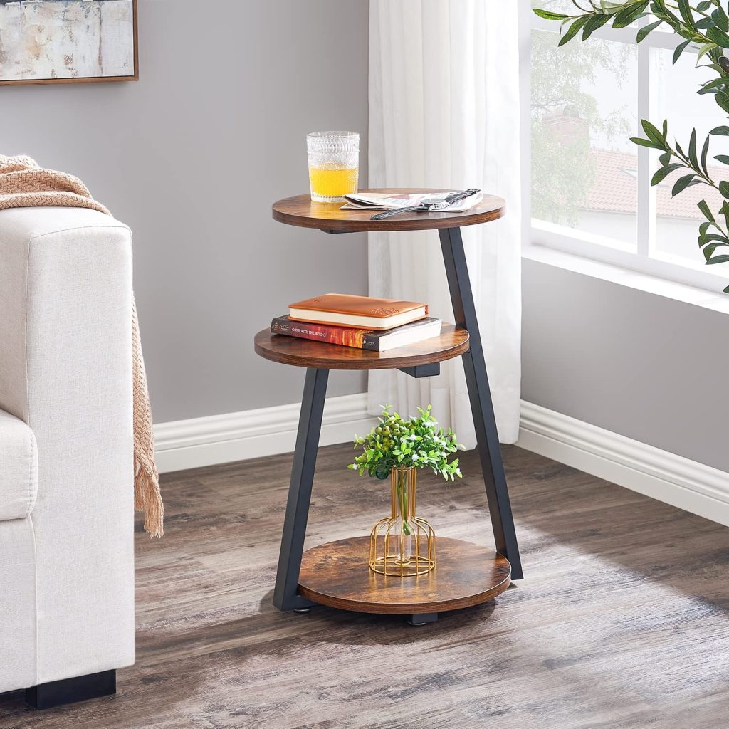 Rustic Accent Table for Living Room