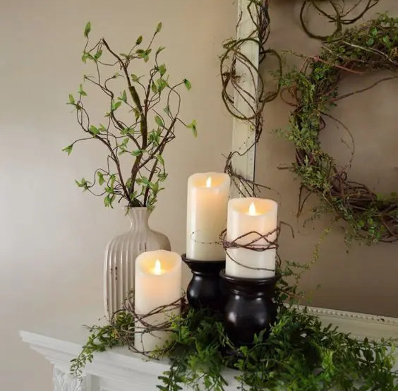 Rustic Greens Vines for Your Living Room