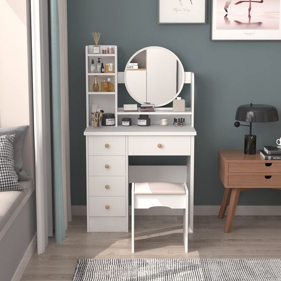 Simple White Vanity