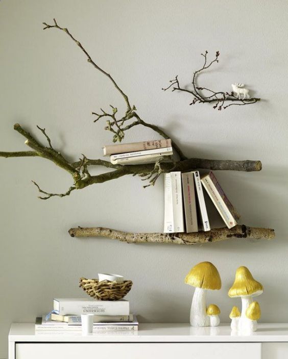 Tree Branch Wall Shelf