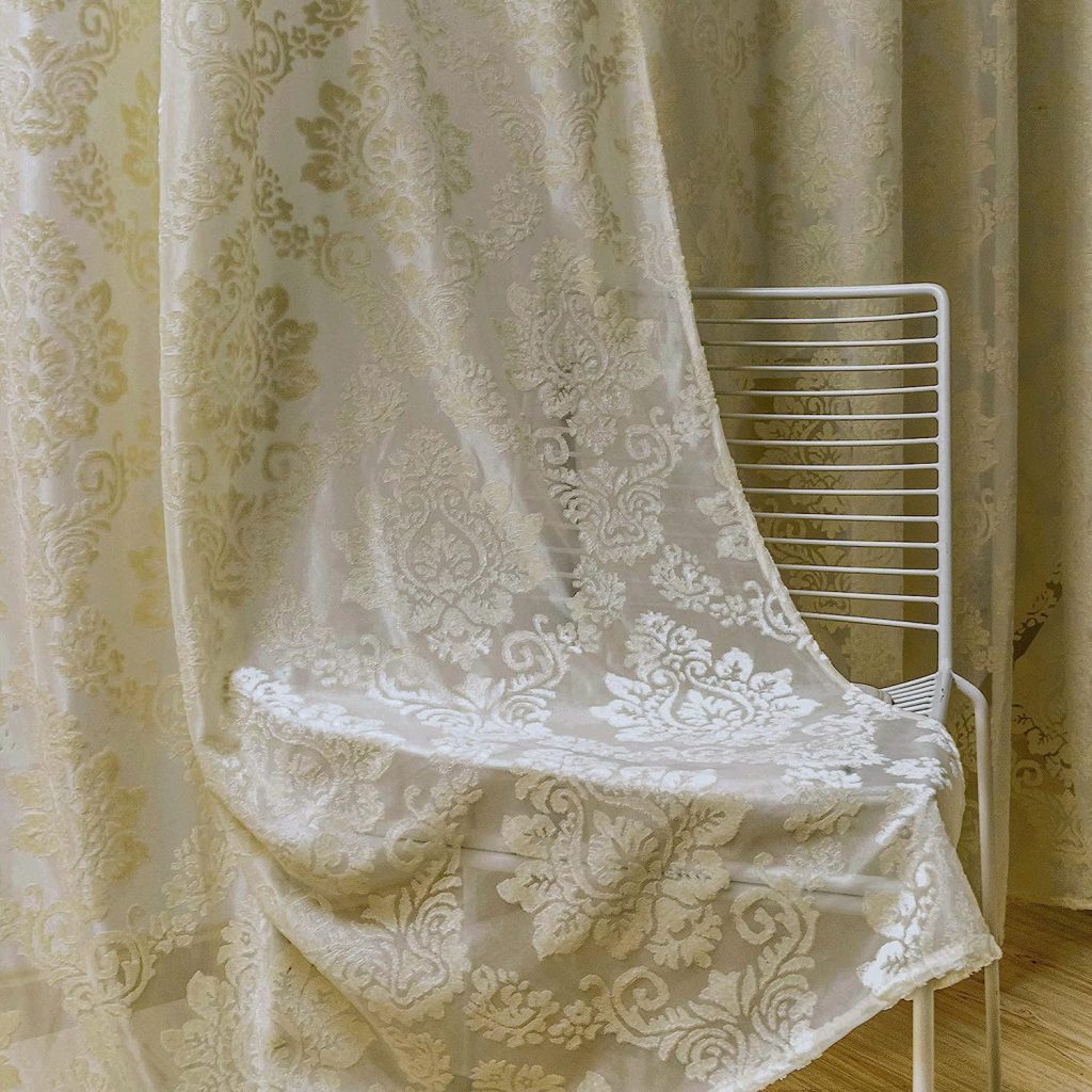 Velvet Sheer Window Curtain