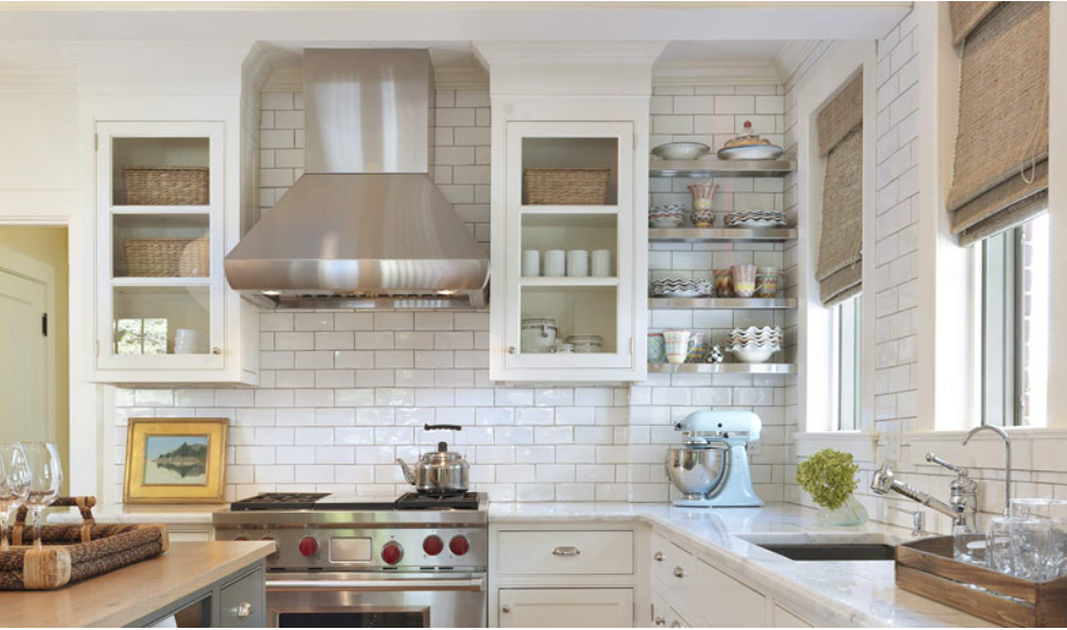 Wooden Cabinets with Glass Doors