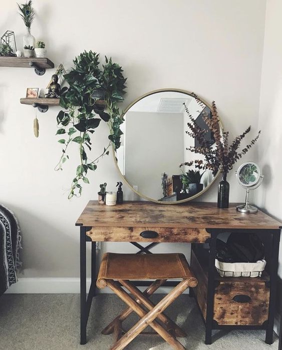 rustic vanity