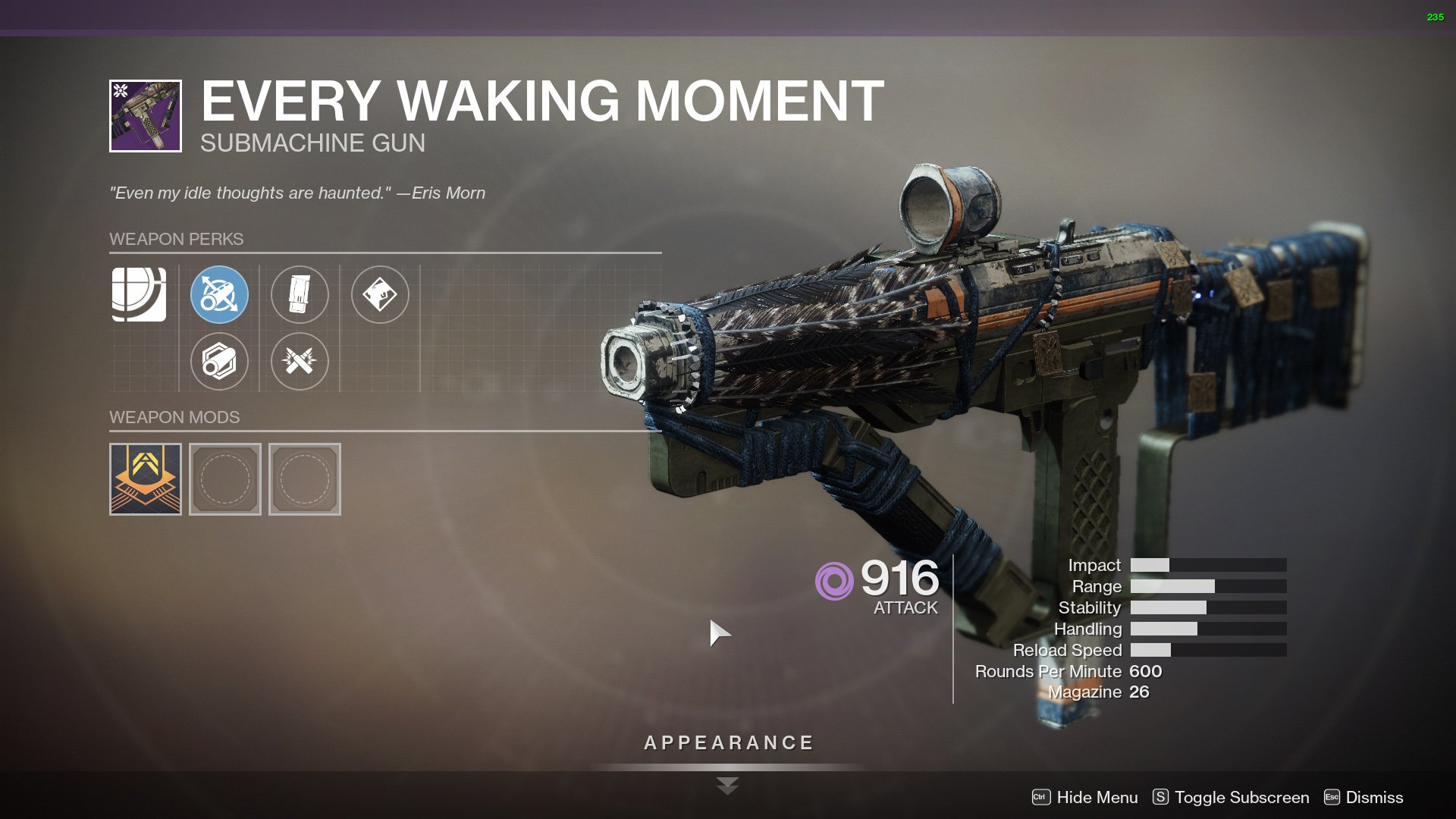 Every Waking Moment - Void SMG