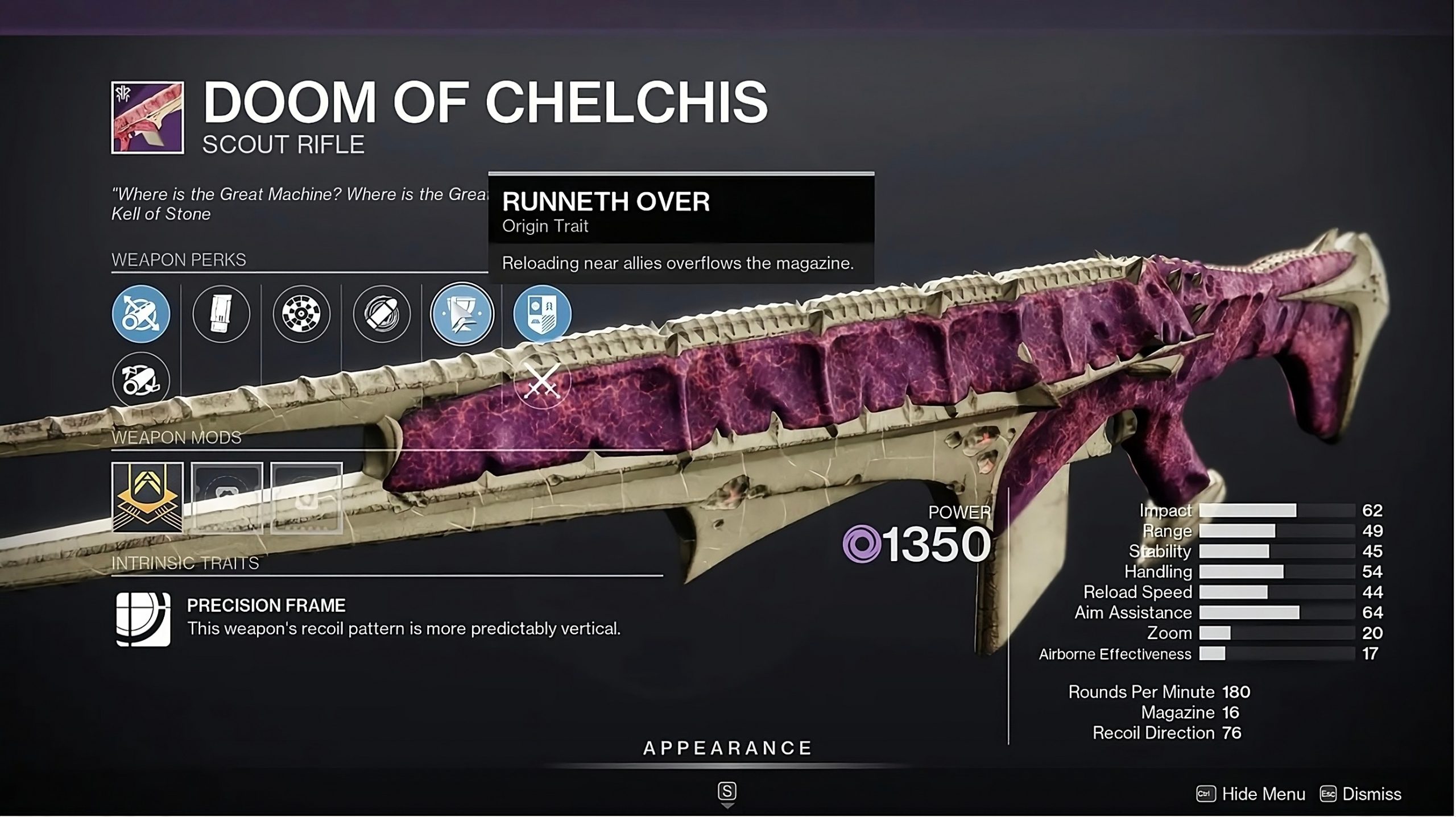 Doom of Chelchis (Scout Rifle)